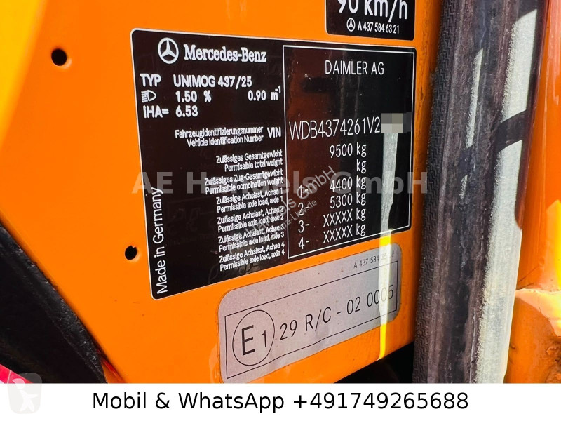 Kamion Mercedes UNIMOG 437/25 U4000 4x4...