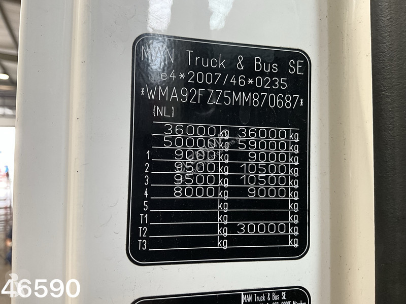 Camión MAN 35.430 8x4 HMF 19 Tonmeter Z-kraan...