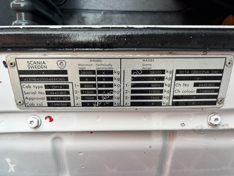 Kamion Scania R 114 6x2 PK 24500 / PATFORM...