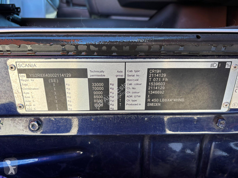 Kamion Scania R 450 8x4*4 PK 27002 / PAFINGER...