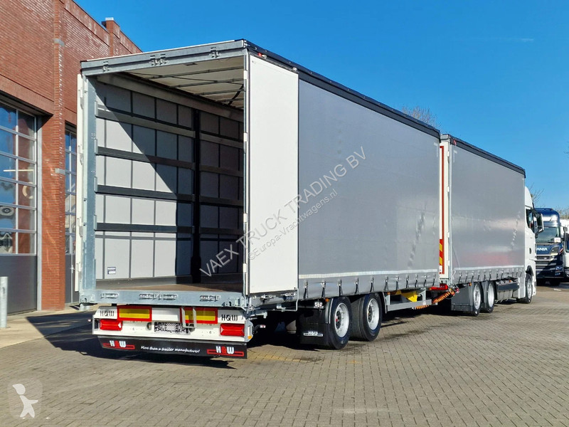 Camion MAN TGX 6x2 - Tautliner - H&W trailer -...