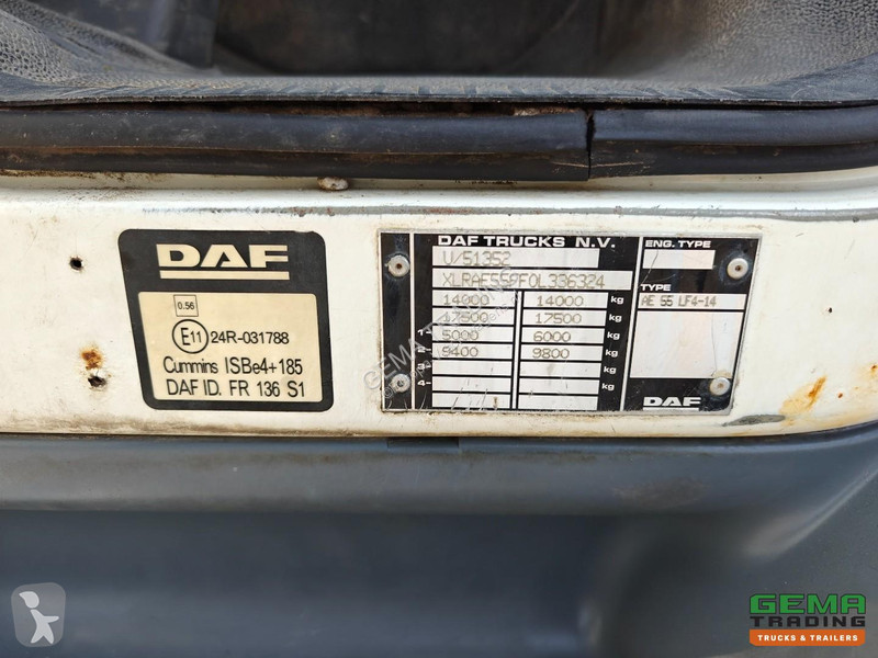 Camião DAF 55180 4x2 DayCab Euro4 - 14T -...