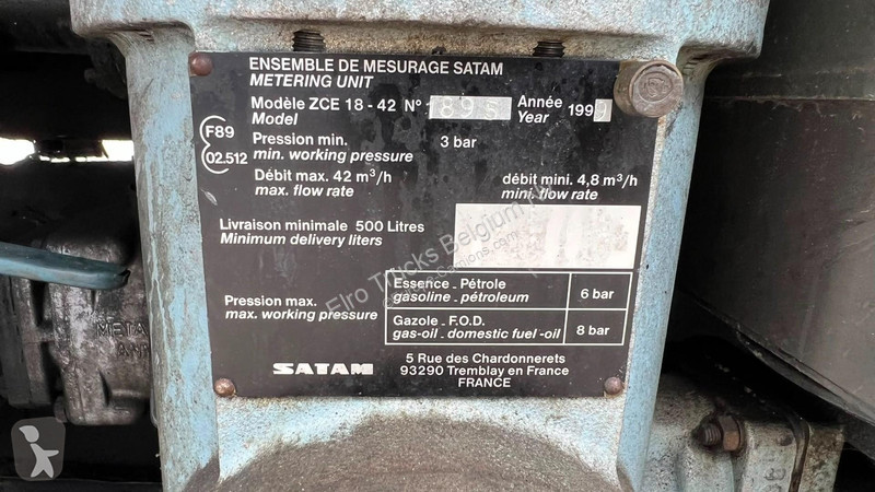Camión Scania 94 - 260 (17400 ITER / MANUA PUMP...