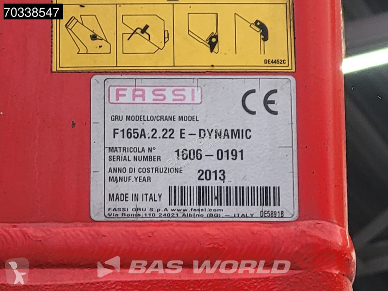 Lastbil MAN 35.360 8X2 FASSI F165A.2.22 E...