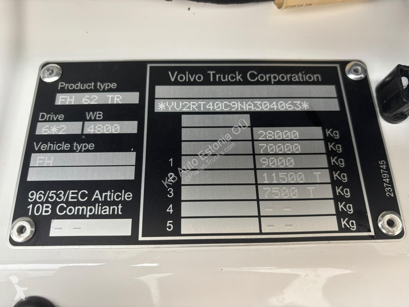 Volvo FH 500 6x2*4 OY 48282 km / DRIVING SCHOOL...