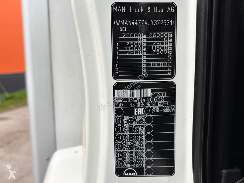 MAN TGM 6x2*4 BOX L=8143 mm truck