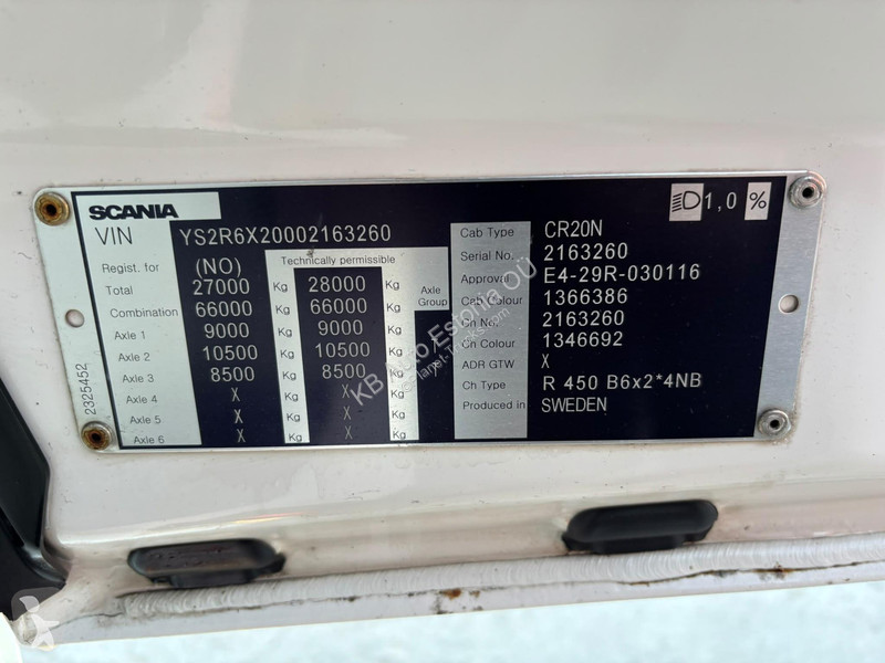 Scania 450 6x2*4 ETADE truck