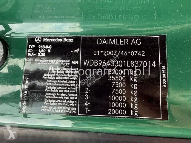 Бетоновоз Mercedes 3240 8x4/Betonmischer 8...