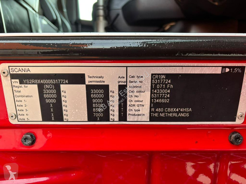 شاحنة Scania 480 8x4*4 ETADE