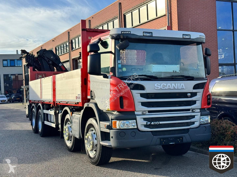 شاحنة Scania 410 8x4 - HIAB X-HIRO 302 E-5 -...