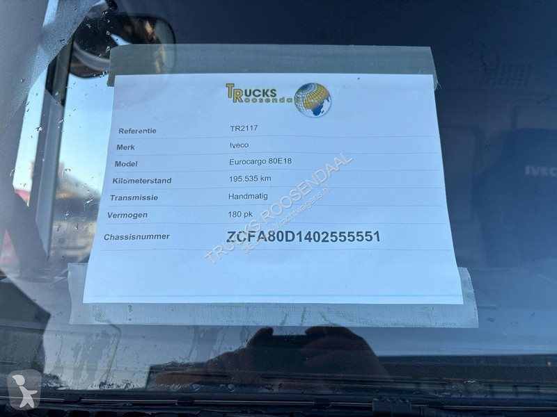 Vrachtwagen Iveco 80E180 + MANUAL + 8t + EURO 5...