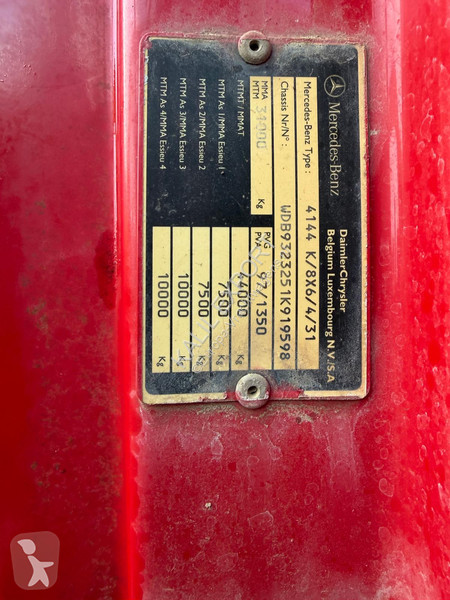 Kamion Mercedes 4144 Kipper - 8x6 - Big Axles -...