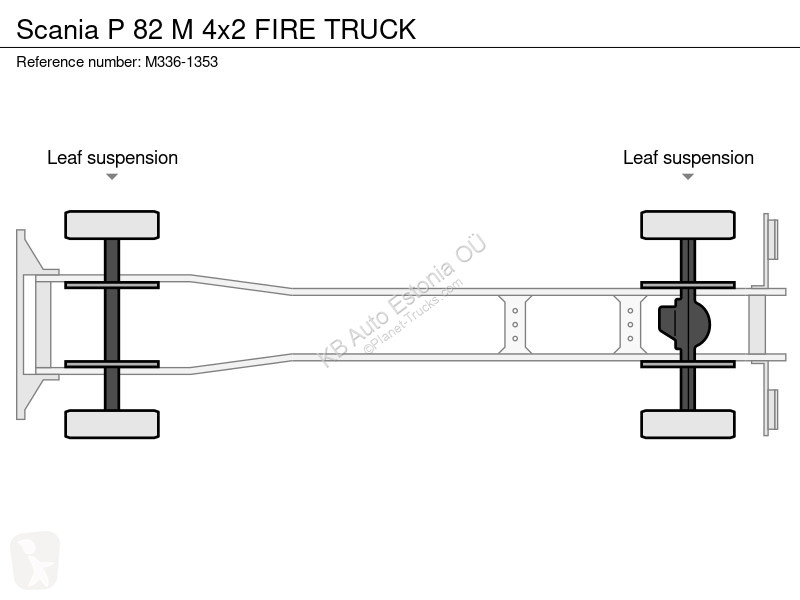 Kamion Scania 82 M 4x2 FIRE TRUCK