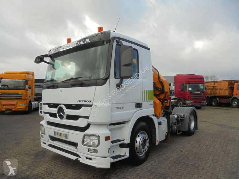 Camion Mercedes 1846 + Euro 5 + EFFER 250 Crane...