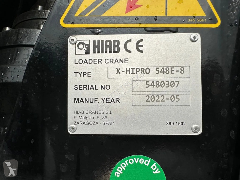 Kamion Volvo 500 8X4 HIAB HAAKARM + HIAB 548...