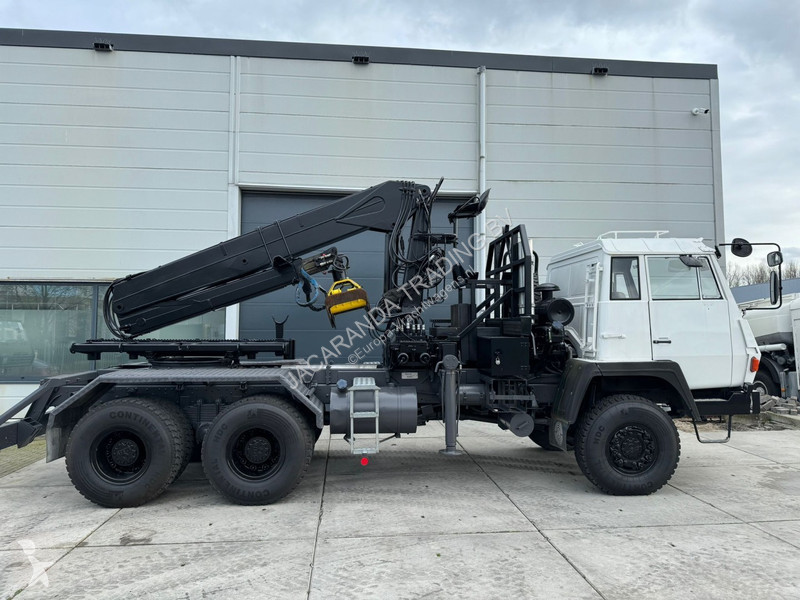 Camion Steyr 1491.310 6x6 Loglift 190 + dolly +...
