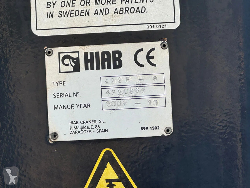 Kamion DAF 85360 8x2 + HIAB 422E8 REMOTE CONTROLE