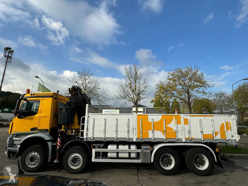 Kamion Mercedes 4448 8X4 + EURO 6 + FASSI F315...