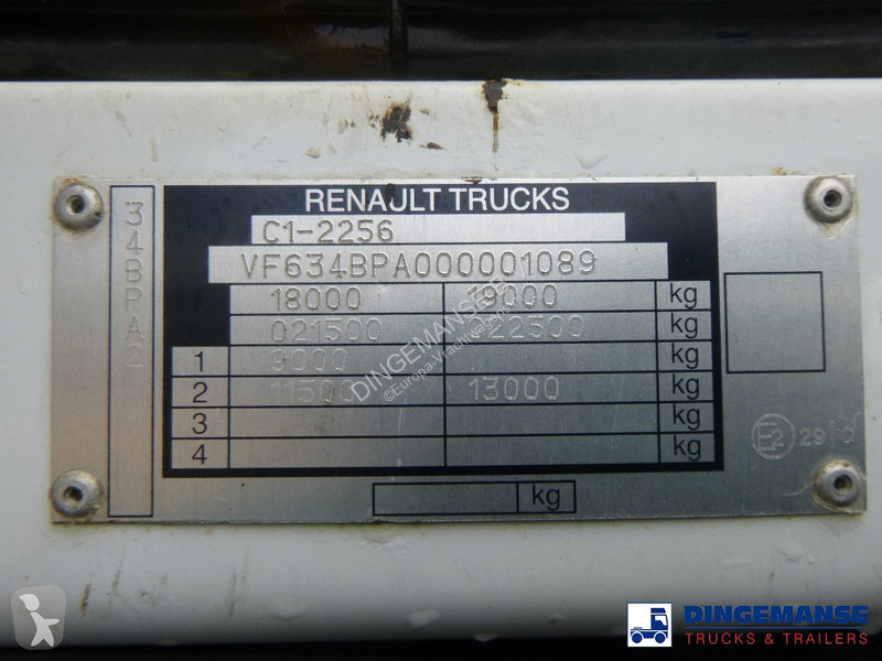 Kamion Renault 380 DXI 4x4 Euro 5 chassis + PTO