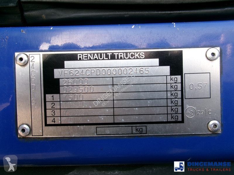 Kamion Renault 370 6x2 chassis