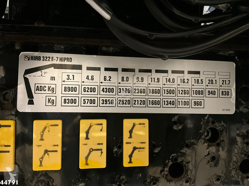 Camion Scania 450 8x2 Euro 6 Hiab 32 Tonmeter...