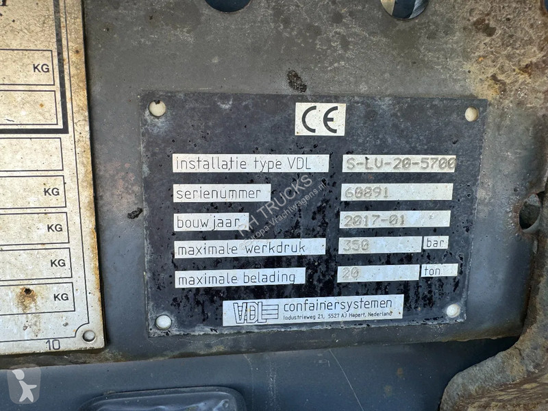 Kamion Scania R580 V8 6X2 VD HOOK 20T RETARDER...