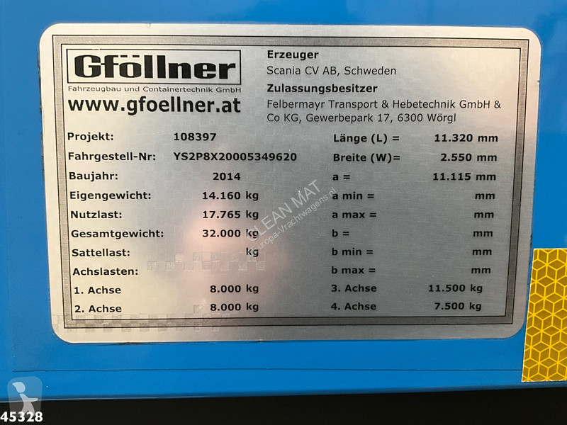 Camion Scania 410 8x2 Euro 6 Retarder...