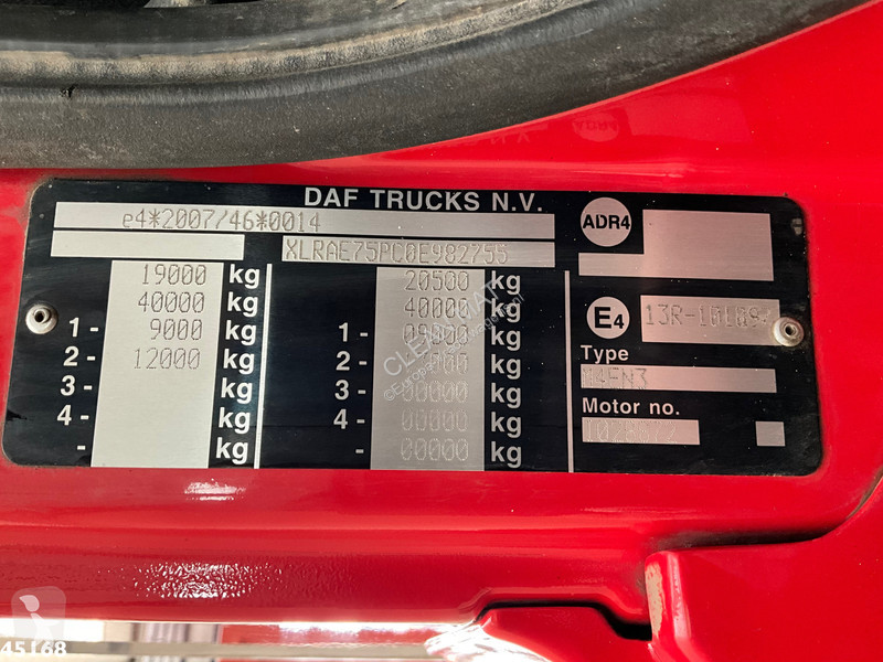 Camión DAF CF 360 Palfinger 12 Tonmeter laadkraan