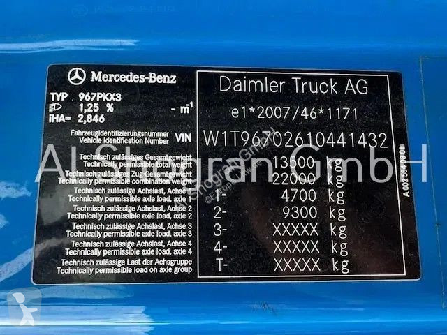 Kamion Mercedes 1318 Schaltung/Klima/Euro 6/1218