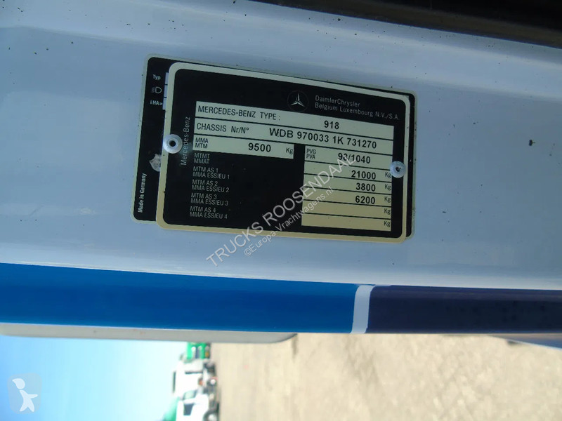 Kamion Mercedes 918 + EURO 2 + THERMO KING
