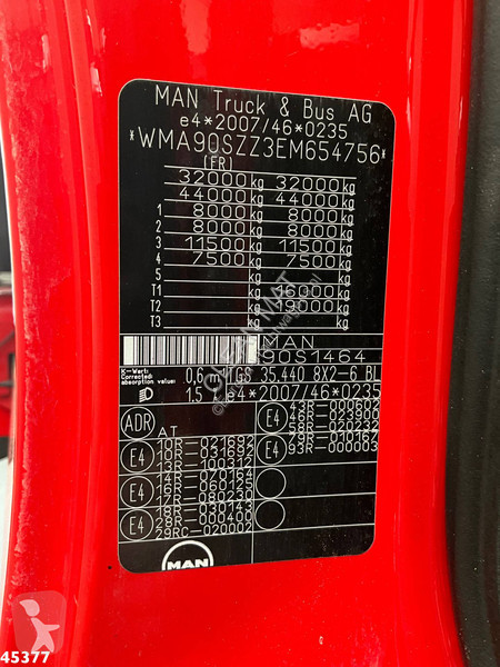 Camion MAN 35.440 Euro 6 Fassi 66 Tonmeter...