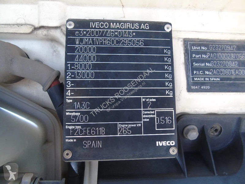 Kamion Iveco 360 + THERMO KING T600R + EURO 6 +...