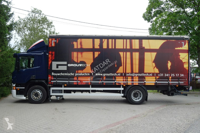 Kamion Scania P250 Euro 6 Firanka winda klapa...
