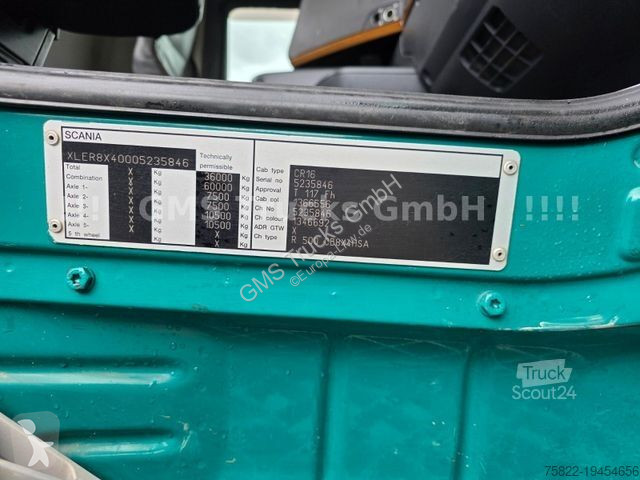 Kamion Scania R500 V8 / 8X4 / Opti Cruise / E5...