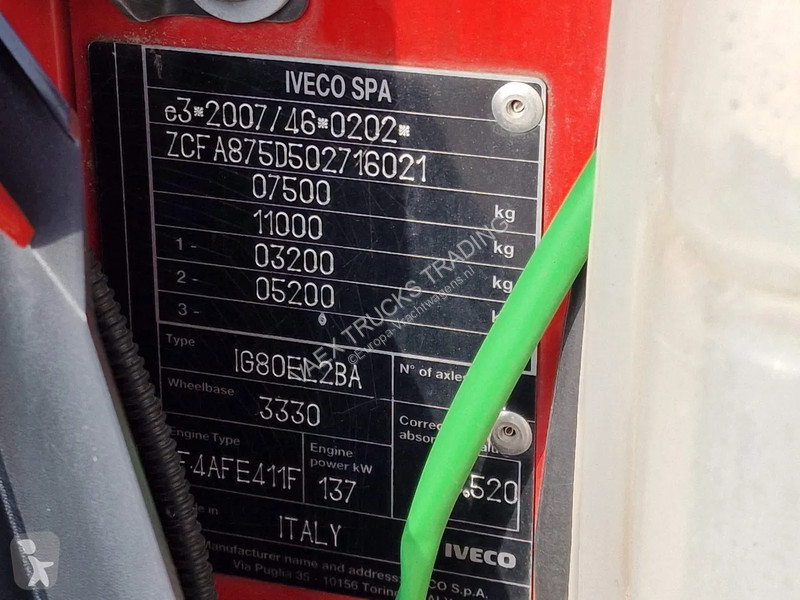 Kamion Iveco 75-190 Isotherm box - Zepro...
