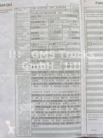 Kamion Mercedes 4143 / Meiller Bordmatik /...
