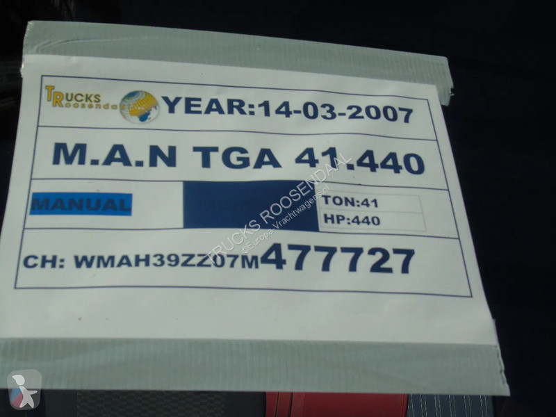 Kamion MAN 41.440 + 8x4 + manual + spring