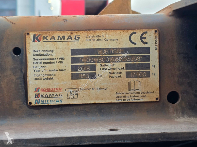 شاحنة Mercedes Kamag WBH25 / Umsetzer...