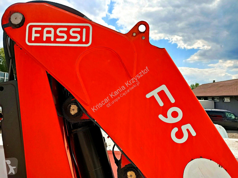 Mercedes 1318N Kipper Crane HDS Fassi F95 truck