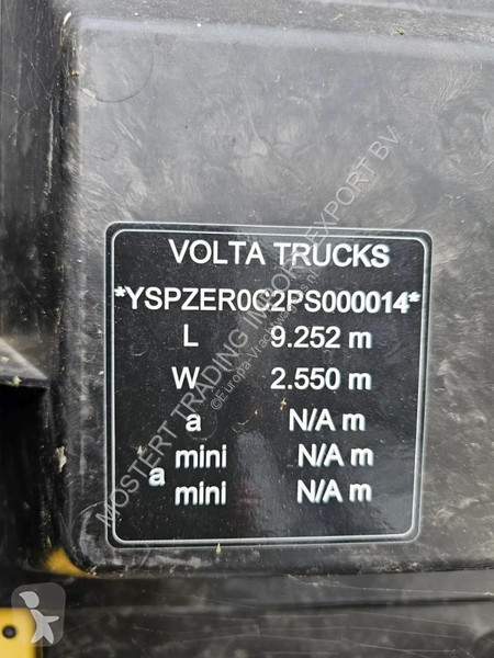 شاحنة  FULL ELEKTRIC Volta ZERO electric...