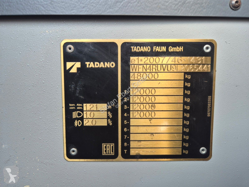 رافعة Faun Tadano ATF 70G-4 8x8 Klima 5.161...