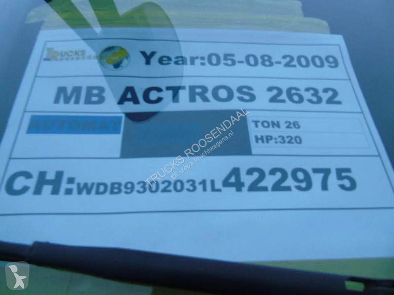 شاحنة Mercedes 2632 + PALFINGER + 6X2 + EURO 5