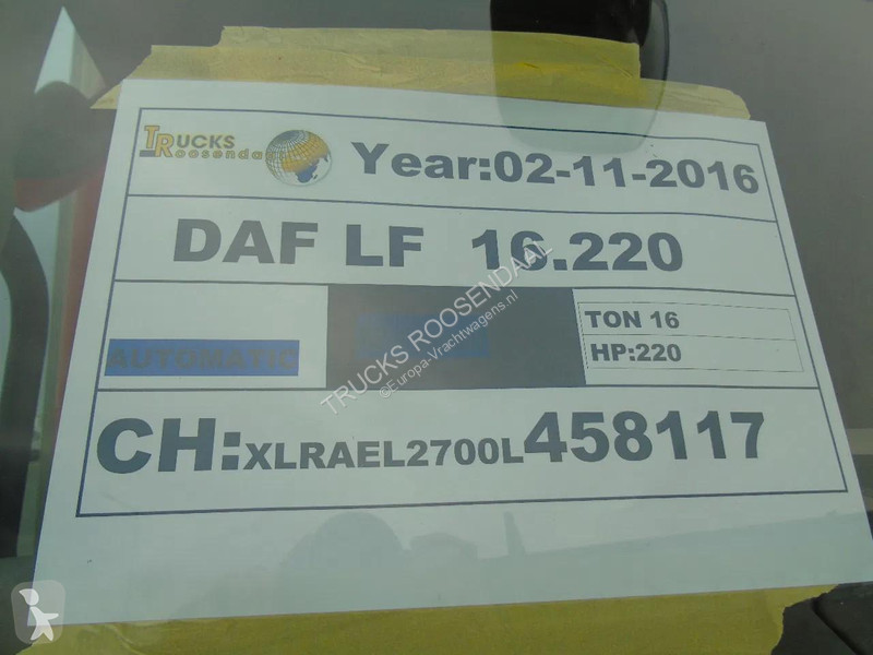 شاحنة DAF 220 + CARRIER SUPRA 850 + 16T + EURO 6