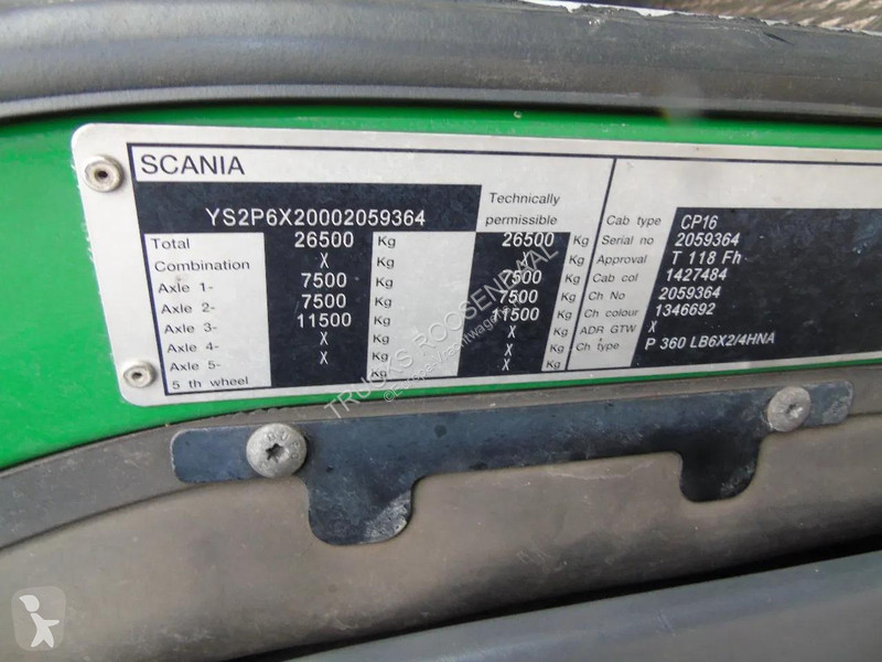 شاحنة Scania 360 360 + COMBI VACUUM WIEDEMANN +...