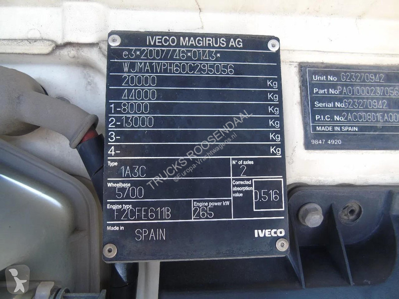 شاحنة Iveco 360 + THERMO KING T600R + EURO 6 +...