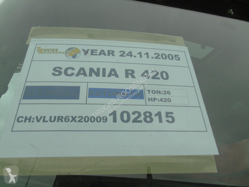 شاحنة Scania + 18.000 + 6X2 + MANUAL