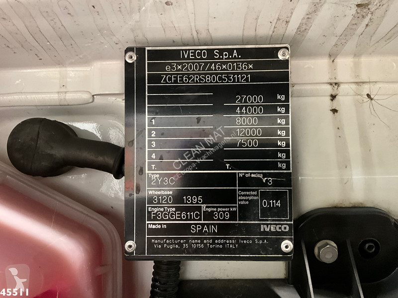 شاحنة Iveco XWAY AD280X42Y Retarder Meiller 16...