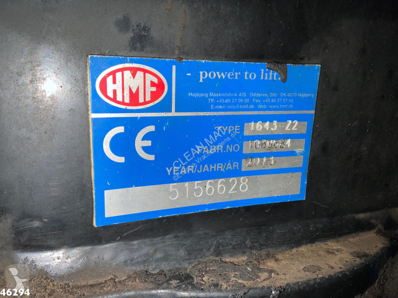 شاحنة Scania 410 Euro 6 HMF 16 Tonmeter Z-kraan