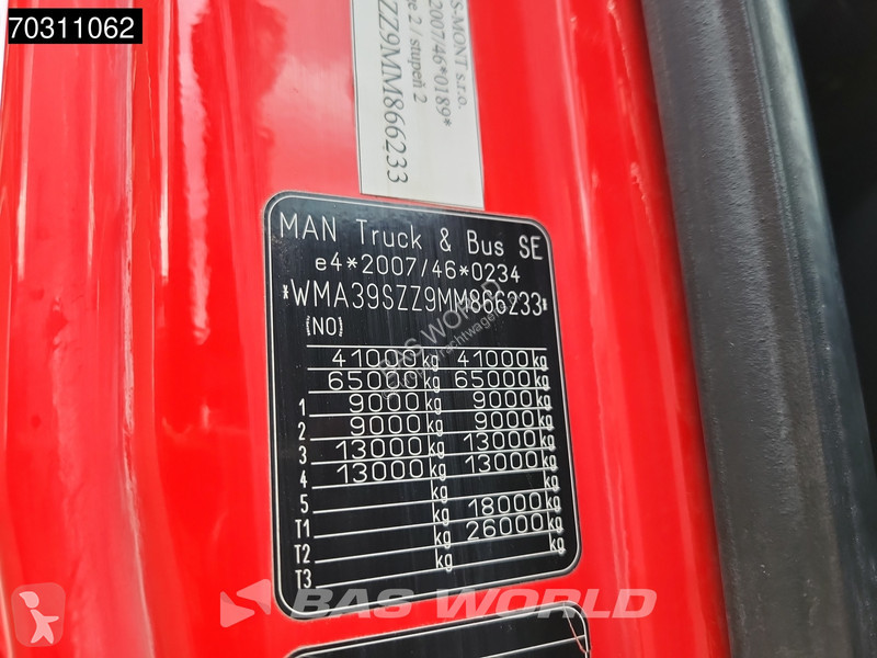 شاحنة MAN 41.510  8X4 17m3 tipper Full Steel...