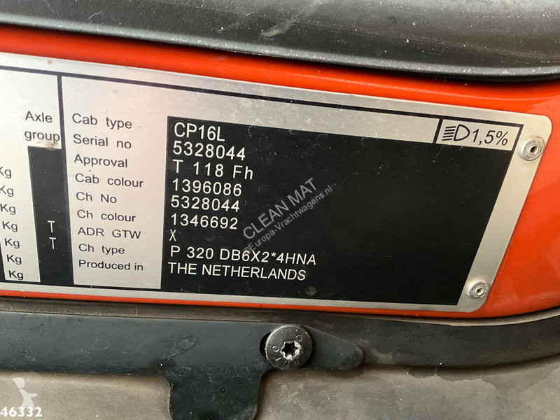 شاحنة Scania 320 HMF 14 Tonmeter Z-kraan Just...